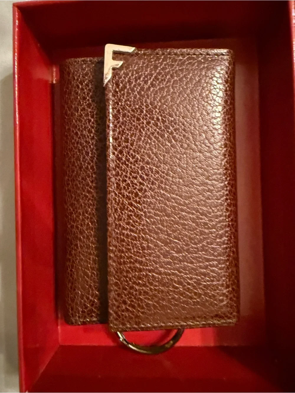 Salvatore Ferragamo Leather Wallet w/ Key Organizer